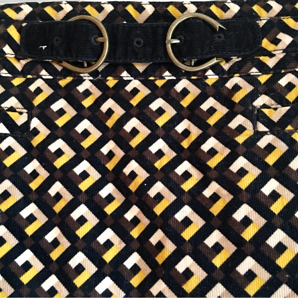 Retro Loft Geometric Pattern Skirt! - image 5